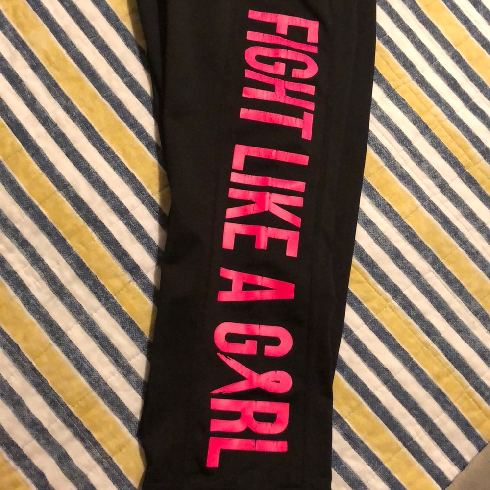 Breast Cancer Yoga/Workout capris